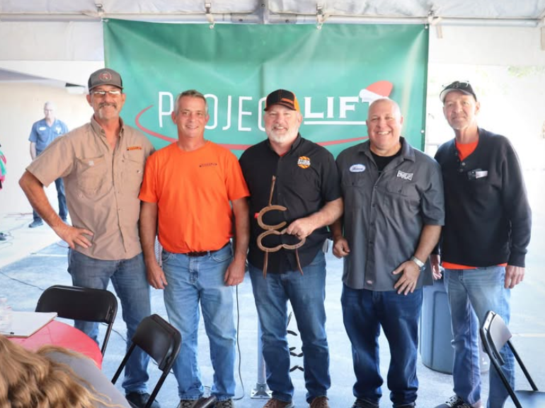 Ridgecap Roofing team at Project Lift community event