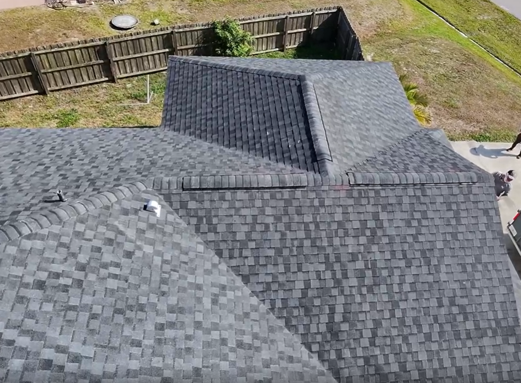 Completed Port St. Lucie shingle roof project